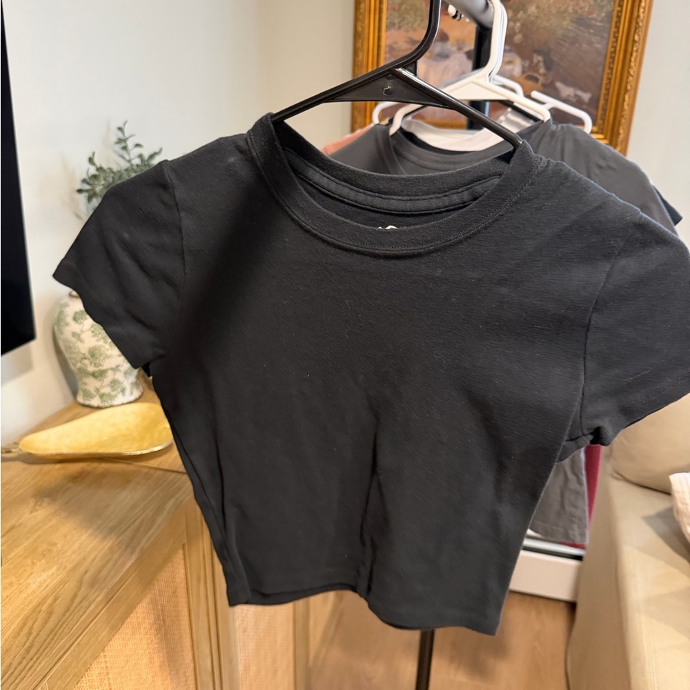 Hollister Black Crop Top (5 for $25)